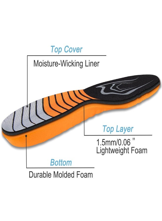 Endoto Round Toe Insoles for Ariat Cowboy Boots, Replacement Shoe Inserts for Men Foot Comfort All Day(Size:US Men10-EU43) - Image 3